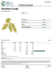 Strawberry Kush THCa Flower Exotic Sativa 10g