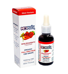 CBD Oil Strawberry Tincture Drops 1000mg