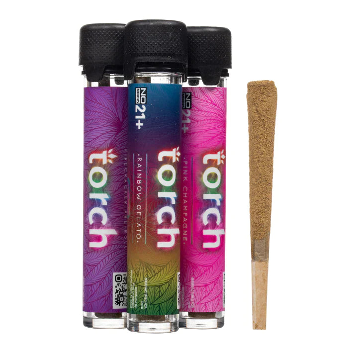 Firecracker Pink Champagne Indica Torch THC-A Infused Pre Roll 2.5g